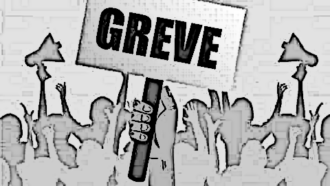 Em relação às greves