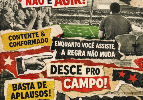 Grita gol, engole a fome.